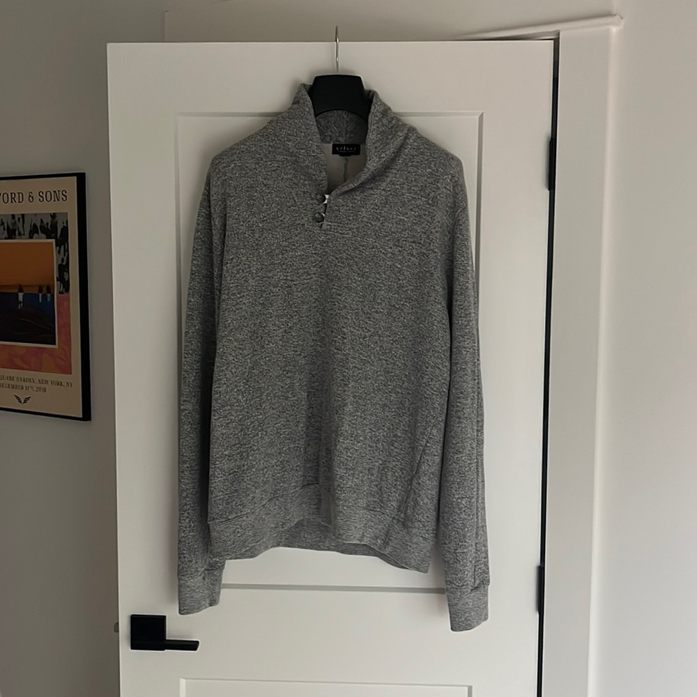 Velvet by Graham & Spencer Gray Cowl Neck Sweater XXL